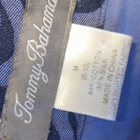 Tommy Bahama blue floral blazer/jacket and scarf set size 8/10 M - Picture 10 of 13